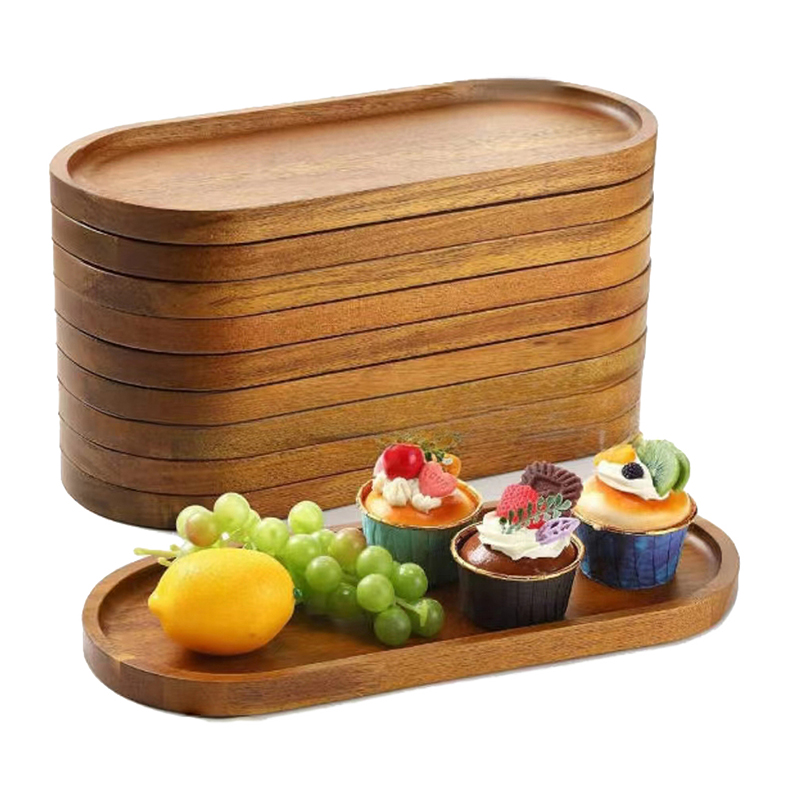 Japanese Snacks - Stoviglie Vassoio per alimenti in legno