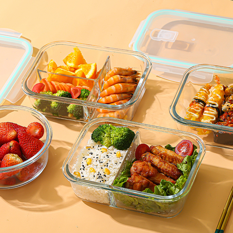 Bento Box - Contenitore in vetro borosilicato resistente al