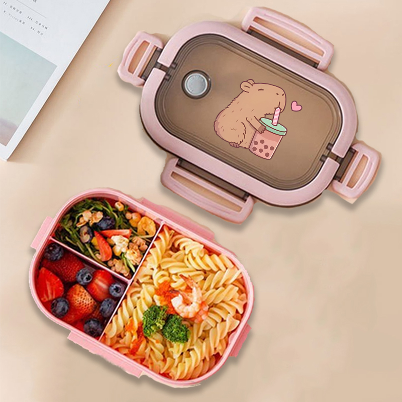 Bento Box - Capybara Bento Lunch Box Anime Animali