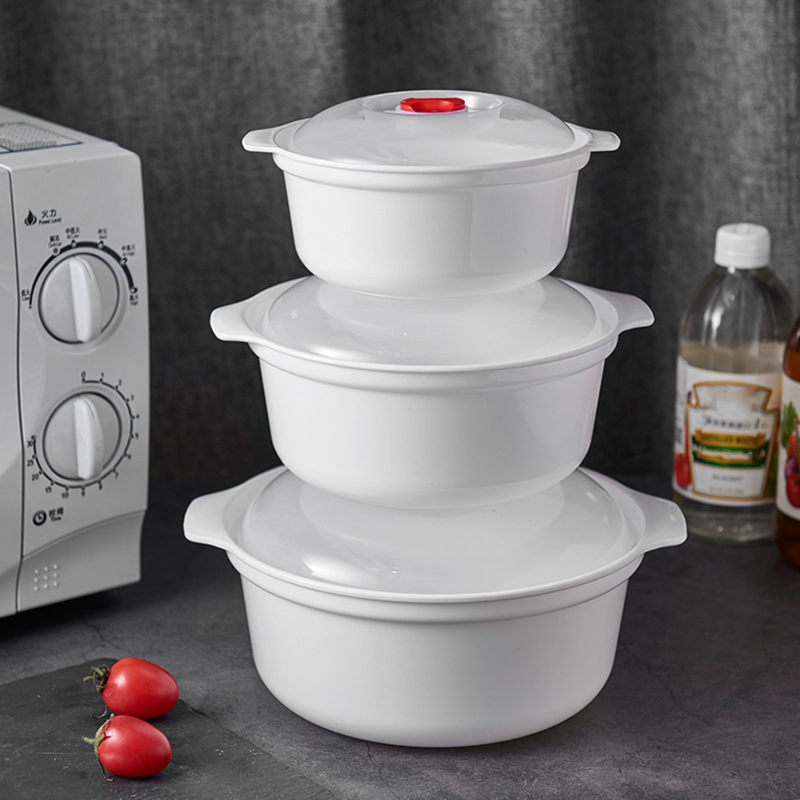 Bento Box - Contenitore per alimenti rotondo professionale, ideale