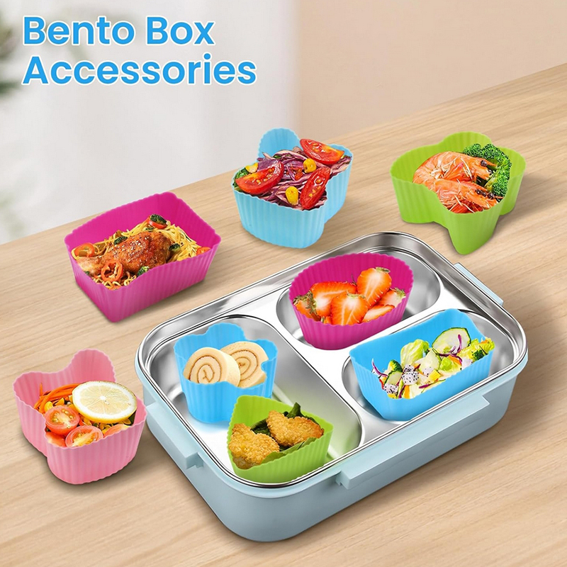 Bento Box - 8 divisori in silicone per contenitori