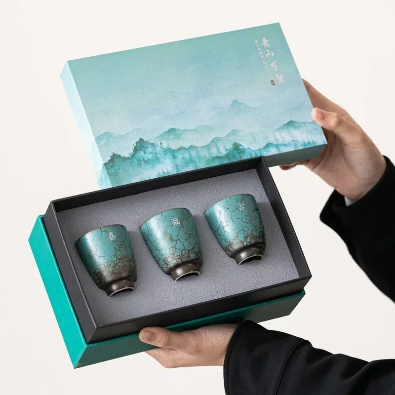Japanese Pottery - Confezione regalo, tazze per caffè espresso,