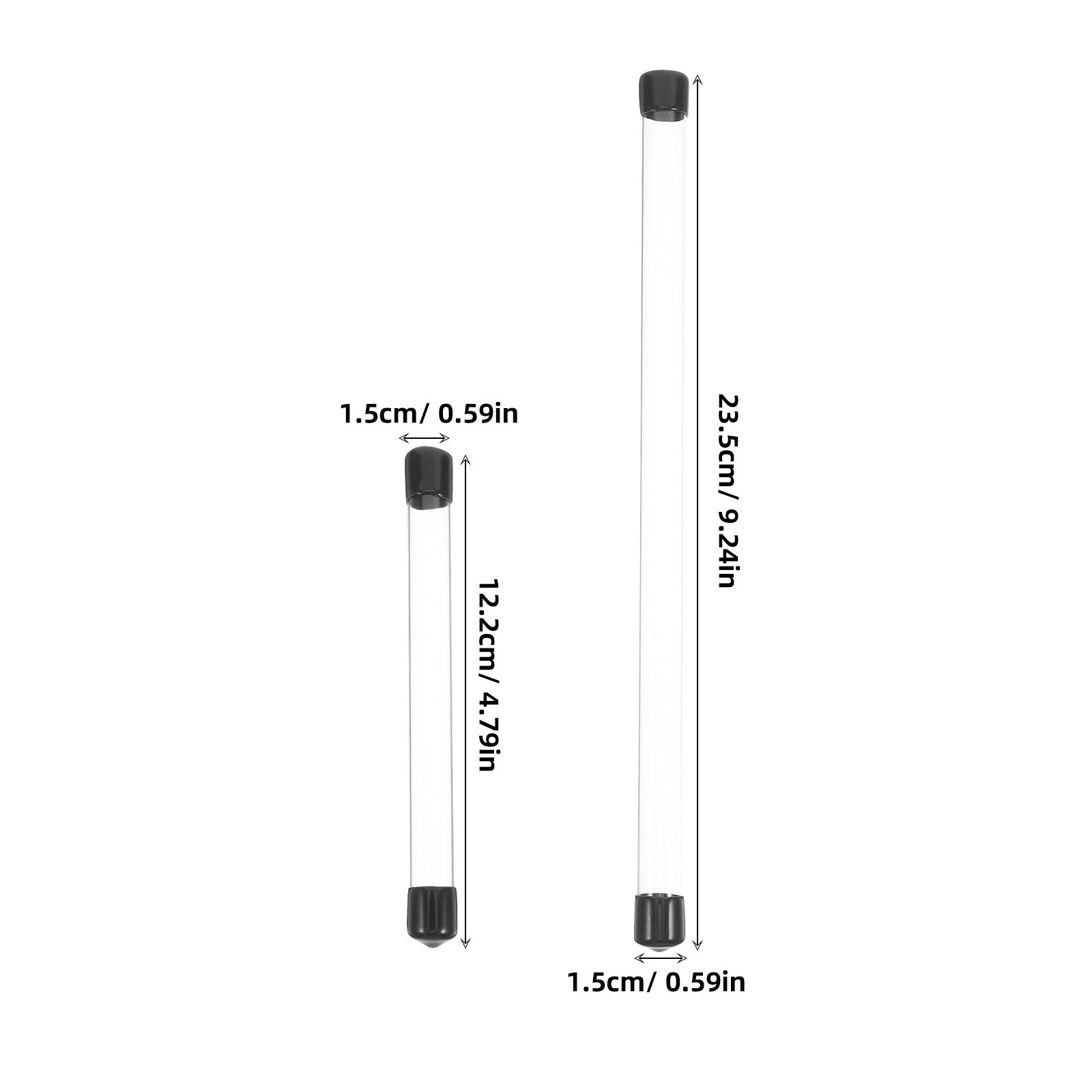 4 tubi trasparenti in plastica - Incense Holder recensione e prezzo